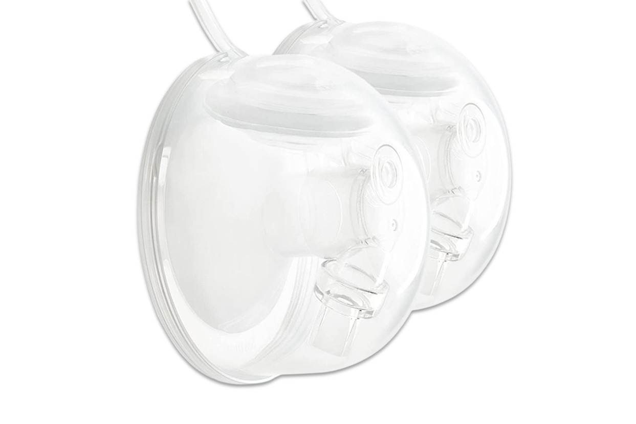 Spectra Handsfree Shield Cups (Pack of 2) Effective Hands Free Pumping.  (28mm Set of 2) : : Baby Products